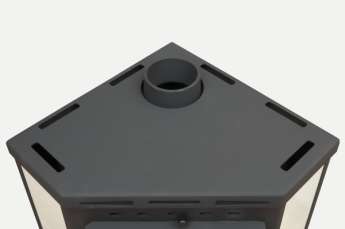 Недорогая печь-камин Бавария угловая Амазонка бай фото в Мозыре