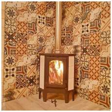 Печь-камин Бавария угловая в Мозыре