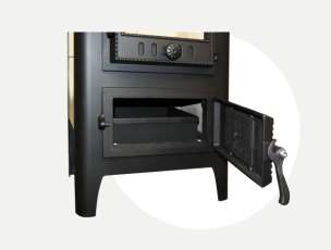 Чугунный камин со стеклом Бавария Оптима Чугун с плитой фото в Мозыре