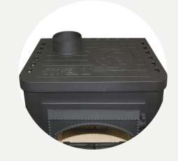 Чугунный камин Бавария Оптима Чугун с плитой фото в Мозыре