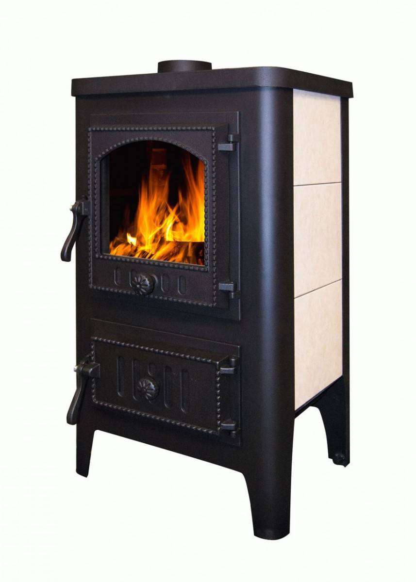 Печь-камин Бавария Оптима Чугун с плитой Амазонка бай фото в Мозыре