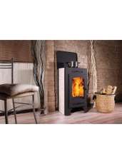 Печь-камин Бавария Оптима с плитой фото в Мозыре