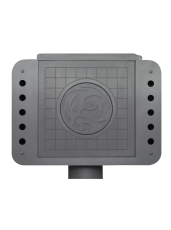 Стальной камин БАВАРИЯ ЭКО с плитой одна конфорка фото в Мозыре