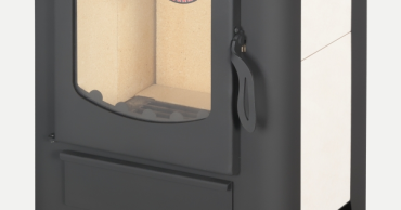 Стальной камин БАВАРИЯ ЭКО с плитой одна конфорка фото схема в Мозыре