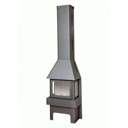 Печь-камин Бавария три стекла графит Амазонка бай фото в Мозыре