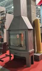 Экокамин МЮНХЕН ПРИСТЕННО-УГЛОВОЙ графит фото в Мозыре