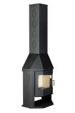 Камин МЮНХЕН ГИГАНТ черный в Мозыре