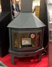 Новый камин Мюнхен угловой графит фото в живую в Мозыре