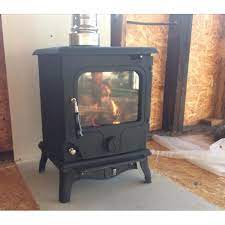 Печь-камин чугунный FireWay Paul в интерьере чёрный Амазонка бай фото в Мозыре