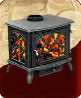 Печь-камин чугунный FireWay Demetra в интерьере Амазонка бай фото в Мозыре