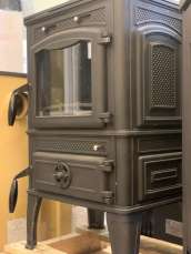 Печь-камин FireWay Dacha патина бронза в интерьере Амазонка бай фото в Мозыре