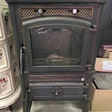 Печь-камин FireWay Dacha патина бронза в интерьере Амазонка бай фото в Мозыре