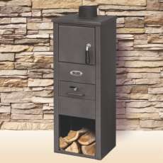 Печь-камин Blist Ekonomik LM стальная дверца фото в Мозыре