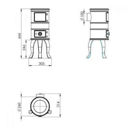 Купить Печь-камин NORDflam Ermis в Мозыре Амазонка бай фото в Мозыре