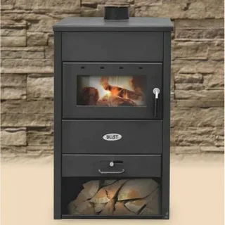 Печь-камин Blist B22 E с водяным контуром фото в Мозыре