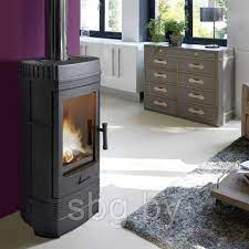 Печь-камин Invicta Chatel чугун в интерьере Амазонка бай фото в Мозыре