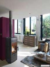 Печь-камин Invicta Cassine чугун в интерьере Амазонка бай фото в Мозыре