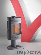 Печь-камин чугунный Invicta Mesnil в интерьере Амазонка бай фото в Мозыре
