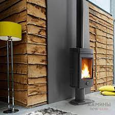 Печь-камин чугунный Invicta Mesnil в интерьере Амазонка бай фото в Мозыре