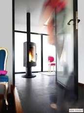 Печь-камин Invicta Pharos в интерьере Амазонка бай фото в Мозыре