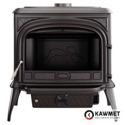 Купить Печь-камин KAWMET Premium SPHINX S6 (13,9 kW) в интерьере чугунный в Мозыре фото в Мозыре