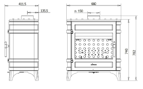 Печь-камин чугунный Invicta Siam в интерьере Амазонка бай фото в Мозыре