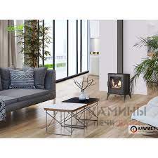 Купить Печь-камин Kawmet P8 в интерьере чугунный в Мозыре в Мозыре