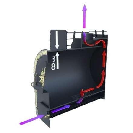 Отопительная печь Царь-печи Золовка 8 мм в Мозыре