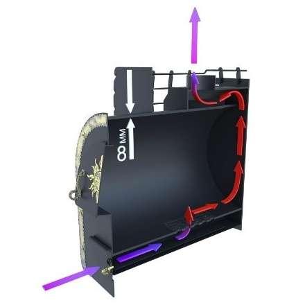 Отопительная печь Царь-печи Злата в Мозыре