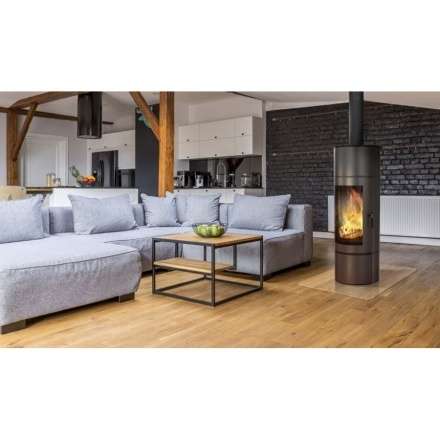 Купить Печь-камин Kratki Antares стальной в интерьере в Мозыре Амазонка бай фото в Мозыре