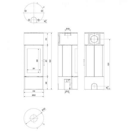 Купить Печь-камин Kratki Antares стальной в интерьере в Мозыре Амазонка бай фото в Мозыре