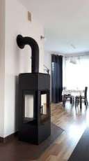 Купить Печь-камин Kratki THOR 8 View стальной в интерьере в Мозыре Амазонка бай фото в Мозыре