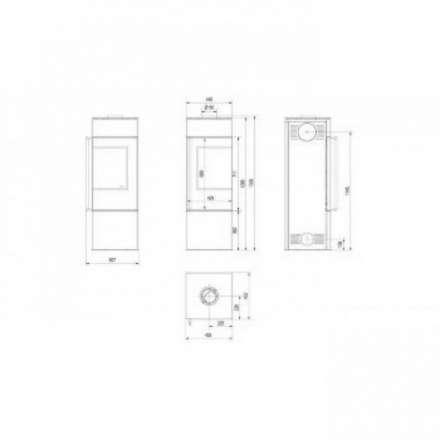 Купить Печь-камин Kratki THOR 8 в Мозыре Амазонка бай фото в Мозыре