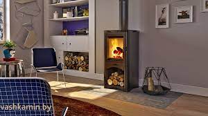 Купить Печь-камин Kratki Koza/K5/S/W стальной в интерьере в Мозыре Амазонка бай фото в Мозыре