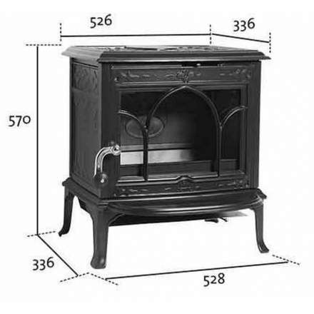 Чугунная печь камин Jotul F100 SE в Мозыре