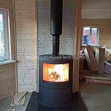 Купить Печь-камин Kratki Koza/AB/S/2 (сталь) стальной в интерьере в Мозыре Амазонка бай фото в Мозыре