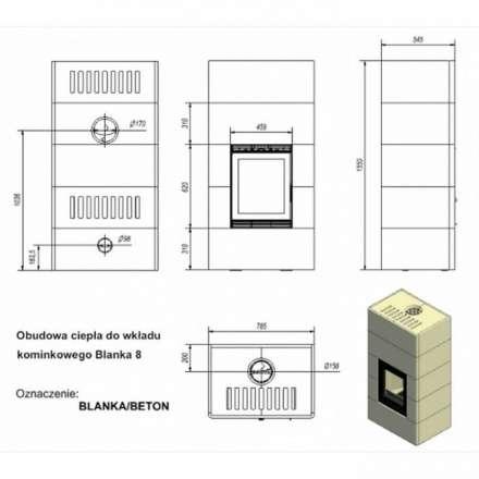 Купить Кафельную печь Kratki BLANKA/KAFEL/K амазонка бай фото в Мозыре