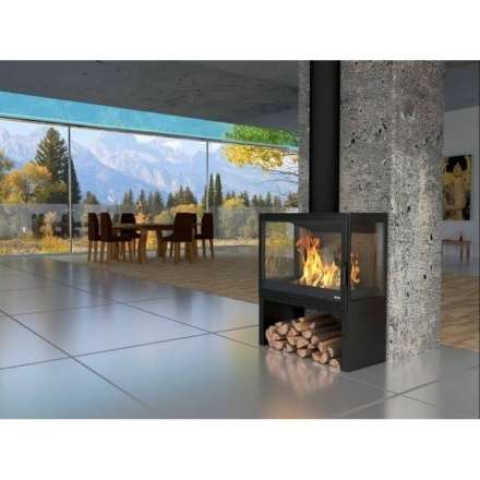 Купить Печь-камин KFD STO M 14 в интерьере чугунная в Мозыре в Мозыре