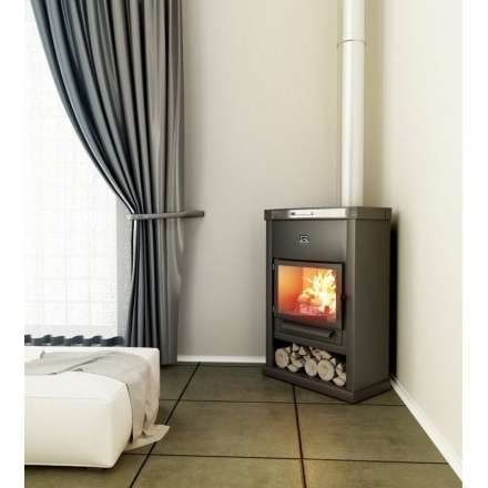 Недорогой камин Теплодар ОВ-140 (угловой) фото в интерьере в Мозыре