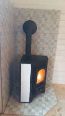 Купить Печь-камин Везувий ПК-01 (220) угловой песчаник 9 кВт в Мозыре в Мозыре