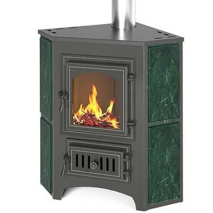 Печь-камин Везувий ПК-01 (220) угловой змеевик 9 кВт купить в Мозыре