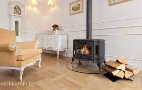 Купить Печь-камин Kratki Koza K9 в интерьере в Мозыре Амазонка бай фото в Мозыре