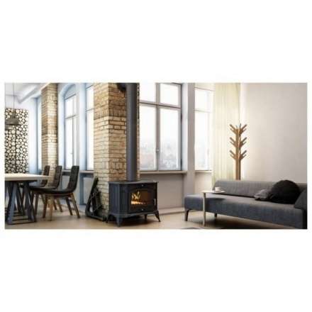Купить Печь-камин Kratki Koza K9 в интерьере в Мозыре Амазонка бай фото в Мозыре