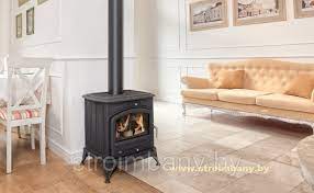 Купить Печь-камин Kratki Koza K6 с водяным контуром в интерьере в Мозыре Амазонка бай фото в Мозыре