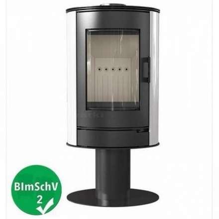 Купить Печь-камин Kratki KOZA/AB/S/N/KAFEL/BIALY (кафель белый) в интерьере в Мозыре Амазонка бай фото в Мозыре