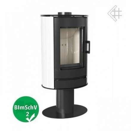 Печь-камин Kratki KOZA/AB/S/N/KAFEL/BIALY (кафель белый) Амазонка бай фото в Мозыре