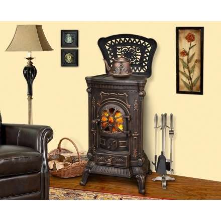 Печь-камин Ambra Eurokom Амбра Амазонка бай фото в Мозыре