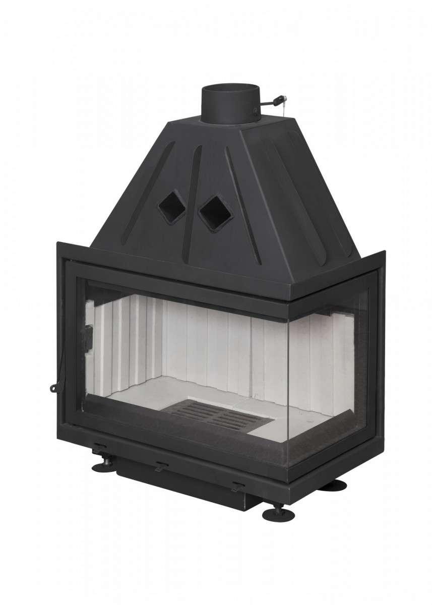 Каминная топка Экокамин Альфа 700 R два стекла правая купить в Мозыре