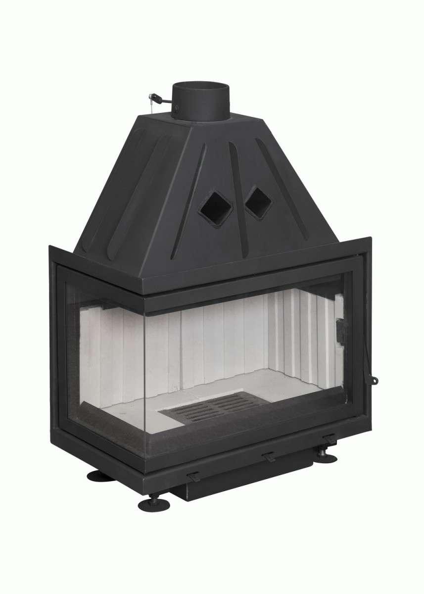 Каминная топка Экокамин Альфа 700 L два стекла левая купить в Мозыре