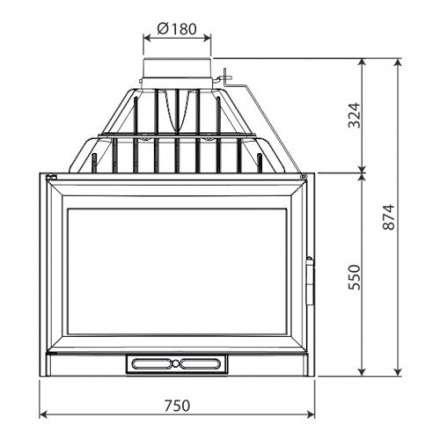 Каминная топка NORDflam Remus в Мозыре